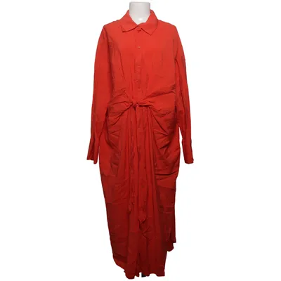 Skjortekjole (Rød) fra H&M Polyamid, Viscose