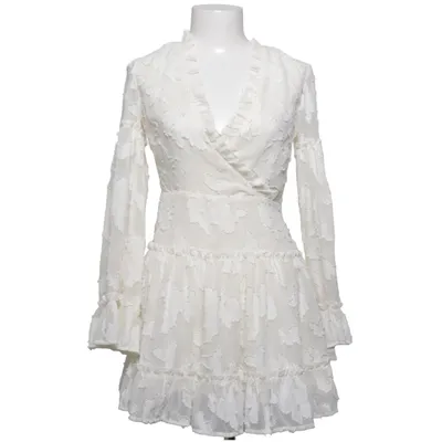 Dress (White) from Boohoo Petite Cotton, Polyester