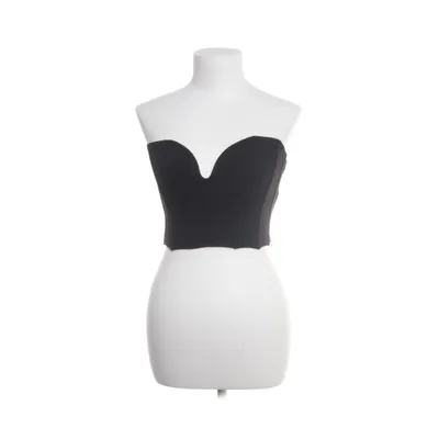 Crop top (Sort) fra Zara Polyester, Elastan