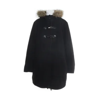 Duffle jas (Zwart) van Tu Acryl, Polyester, Imitatiebont, Wol, Viscose