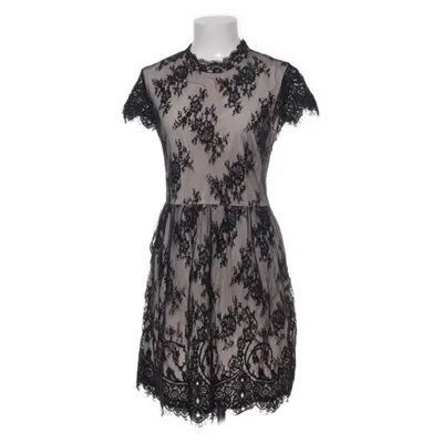 Cocktailkleid (Schwarz, Beige) von Oasis Baumwolle, Polyamid, Polyester