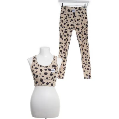 Sportswear set (Beige, Black) from Eivy unbored onboard Elastane, Recycled polyester