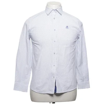Shirt (Wit, Blauw) van Sir Raymond Tailor
