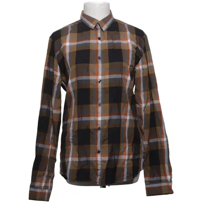Flannel shirt (Brown, Black, White) from Emilio Cotton