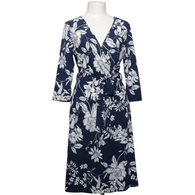 Robe portefeuille (Bleu, Blanc) de Monton Élasthane, Polyester