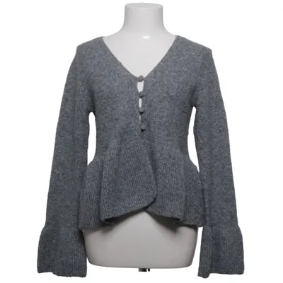 Cardigan (Gray) from Gina Tricot Acrylic, Recycled polyester, Wool