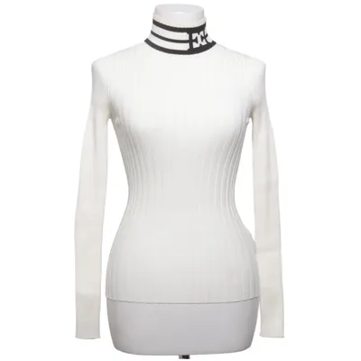 Turtleneck (Hvid, Sort) fra Escada Sport Polyester, Viscose