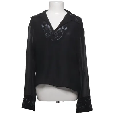 Blus (Svart) från Clio Polyester, Silke