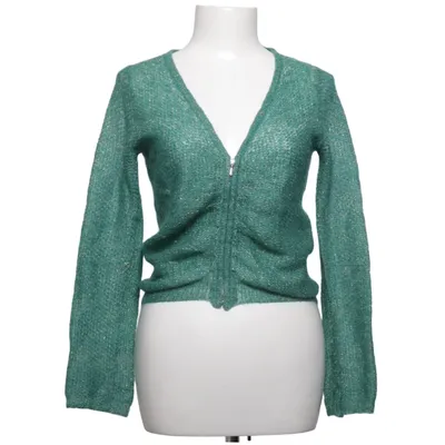 Cardigan (Vert) de Lux Acrylique, Fibre métallique, Mohair, Polyamide, Polyester