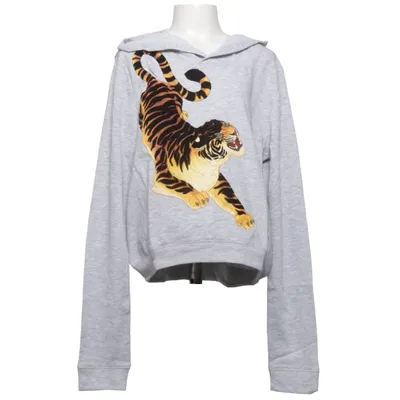 Hoodie (Gray, Multicolored) from Katie Scott x H&M Cotton, Polyester