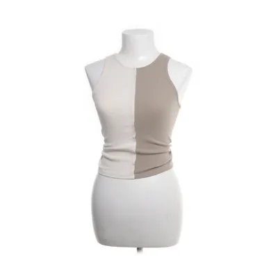 Crop top (White, Beige) from Adanola Cotton