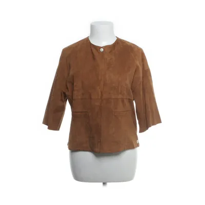 Läderjacka (Brun) från Massimo Dutti Skinn