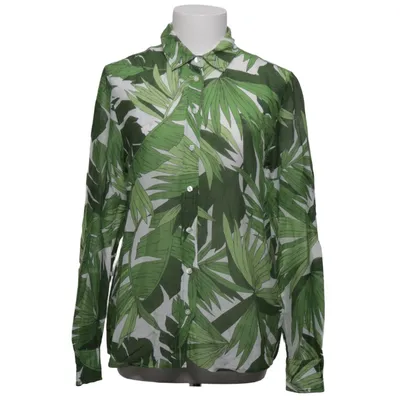 Shirt (Green, White) from GANT Cotton, Silk
