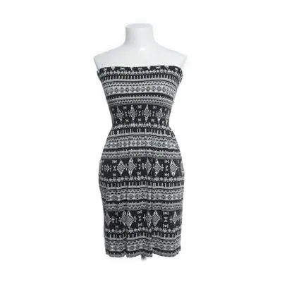 Jurk (Zwart, Wit) van FB Sister Elastaan, Viscose