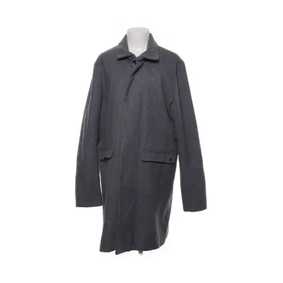 Manteau (Gris) de Solid Polyester, Laine