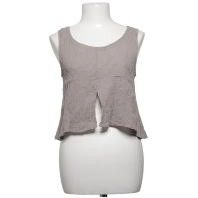 Tank­top (Grau) von Talia Benson Leinen