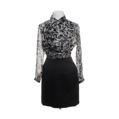 Klänning (Svart, Vit) från Carven Silke, Polyester, Akryl, Bomull, Acetat
