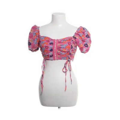 Crop top (Rosa, Flerfärgad) från Dilvin Basic Bomull, Elastan