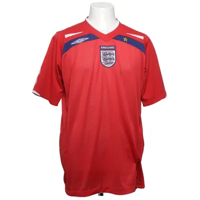 Fodboldtrøje (Rød, Blå, Hvid) fra Umbro Bomuld, Polyester