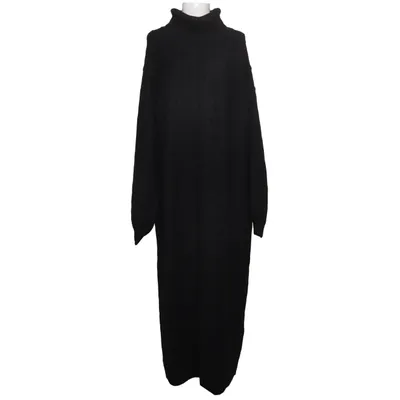 Rollkragenkleid (Schwarz) von Samsa Collection Acryl, Elasthan, Polyester