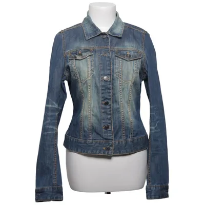 Denim jacket (Blue) from Milla Cotton, Elastane