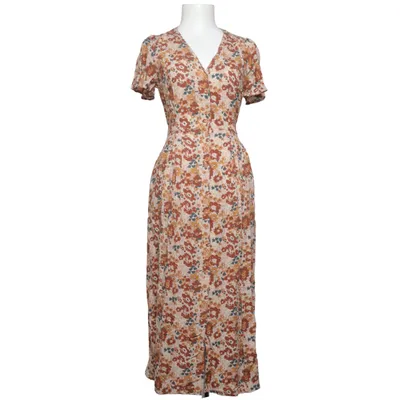 Maxikleid (Beige, Braun, Grün) von TwoThirds Viskose