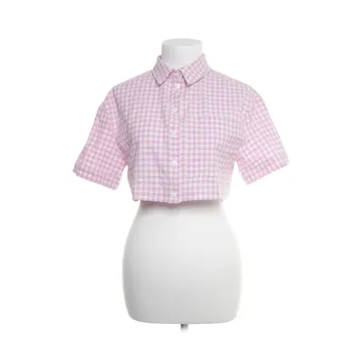 Crop top (Lila) van Bershka Katoen, Polyester, Elastaan