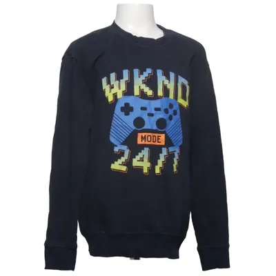 Sweatshirt (Bleu) de H&M Coton, Polyester