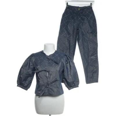 Set (Blue) from Ou. Cotton, Metallic fiber