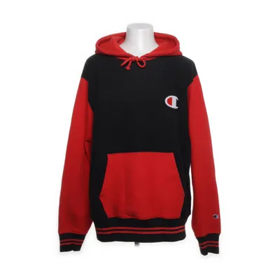 Hættetrøje (Rød, Sort) fra Champion Polyester, Bomuld