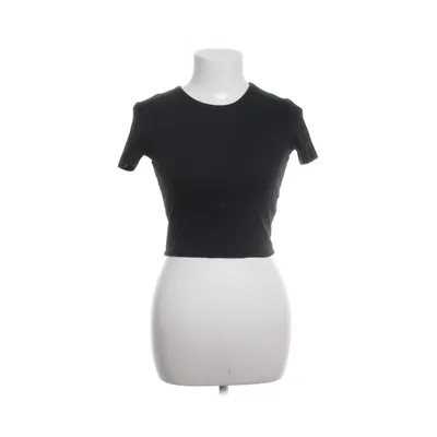 Crop top (Zwart) van Pull & Bear Katoen, Elastaan
