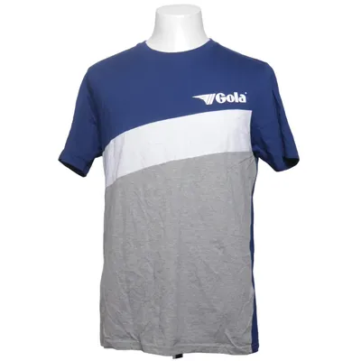 T-shirt (Bleu, Blanc, Gris) de Gola Coton, Polyester