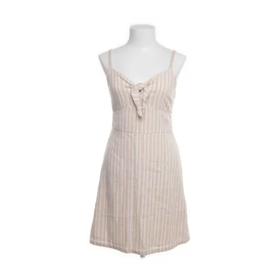 Klänning (Beige, Vit) från Hollister California Bomull, Linne, Viskos