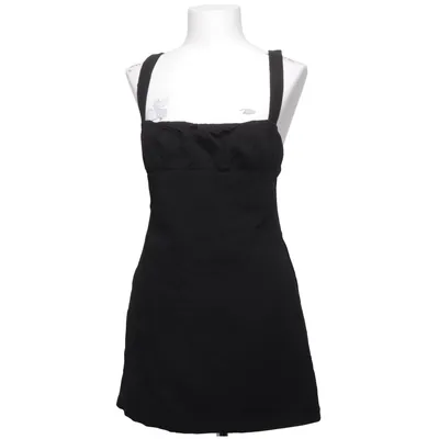 Jurk (Zwart) van Zara Katoen, Linnen, Viscose