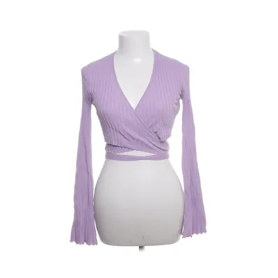 Wrap cardigan (Purple) from NA-KD Viscose, Polyamide