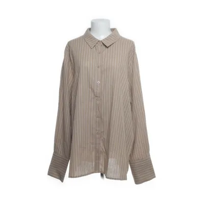 Shirt (Bruin, Wit) van PrettyLittleThing Katoen