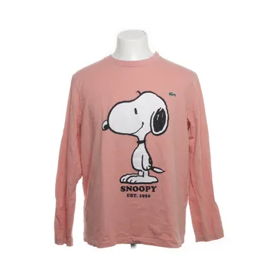 Lange mouwen shirt (Roze) van Lacoste x Peanuts Katoen, Elastaan