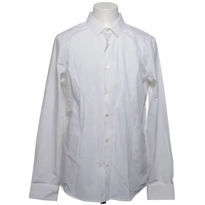 Buttondown-skjorta (Vit) från Calvin Klein Jeans Bomull, Elastan