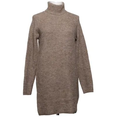 Turtleneck dress (Beige) from Pieces Acrylic, Polyamide, Recycled polyester