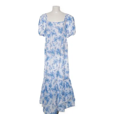 Långklänning (Blå, Vit, Flerfärgad) från Ellos Bomull