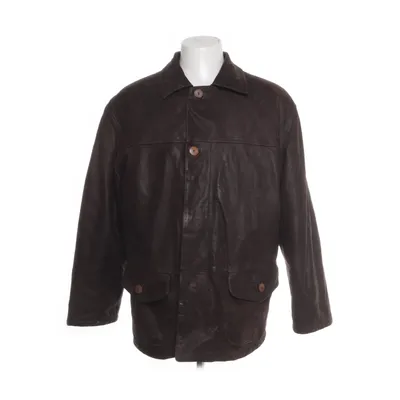 Leather jacket (Brown) Leather, Viscose