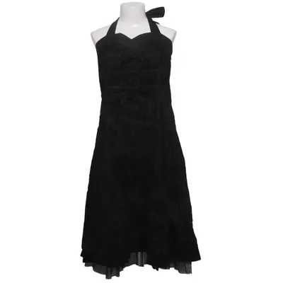 Halterneck dress (Black) from H&R Cotton, Elastane
