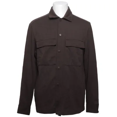 Skjortejakke (Grå) fra H&M Man Bomuld, Polyester, Viscose