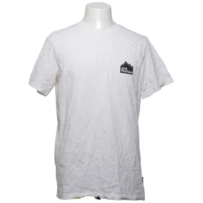 T-shirt (White) from Jack Wolfskin Cotton, Elastane