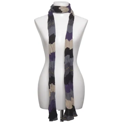 Châle (Noir, Gris, Violet) de Gudrun Sjödén Coton biologique