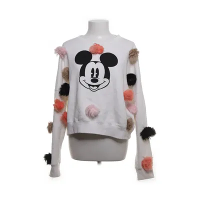 Sweatshirt (Wit, Meerkleurig) van Divided by H&M Elastaan, Katoen, Polyester