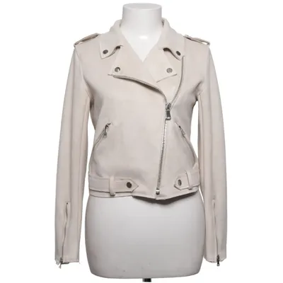 Biker jacket (Beige) from Belcci Elastane, Polyester