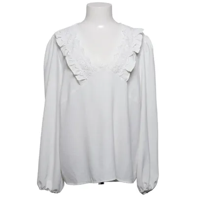 Blouse (Wit) van Bubbleroom Polyester