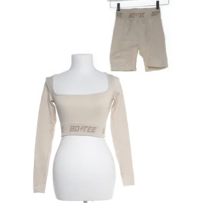 Trainingsset (Beige) van Bo+Tee Nylon, Elastaan