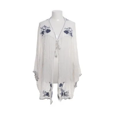 Blouse (White, Blue) from Sheego Casual Viscose